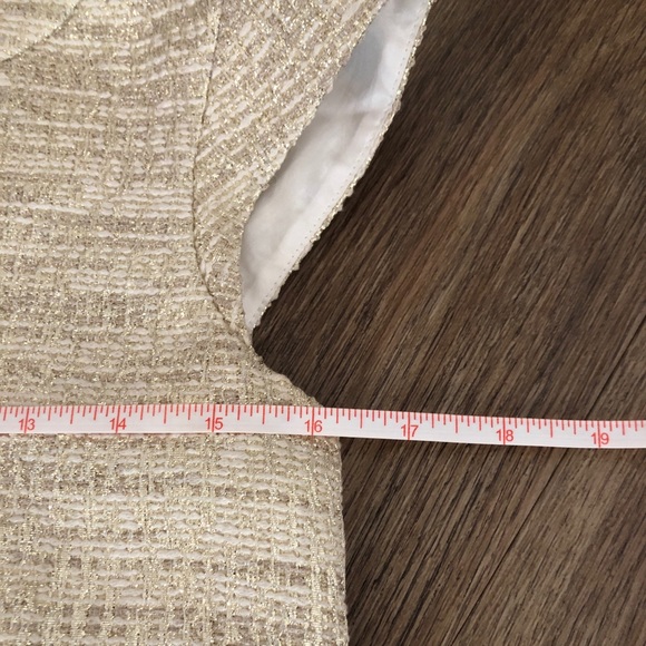 Kate Spade Gold Metallic Heleen Dress - Picture 6 of 12